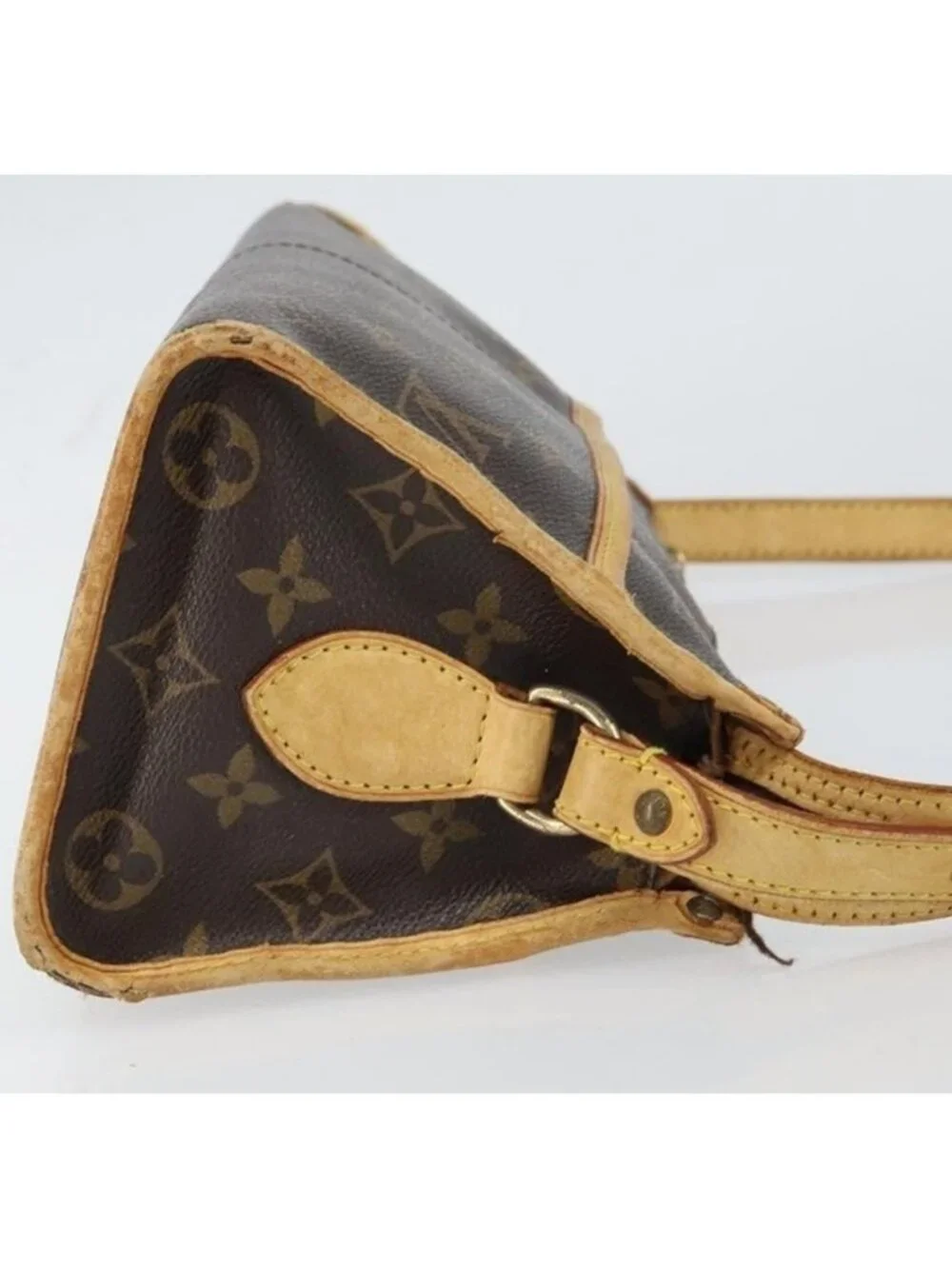Authentic LOUIS VUITTON Monogram Popincourt Long Shoulder Bag M40008 LV